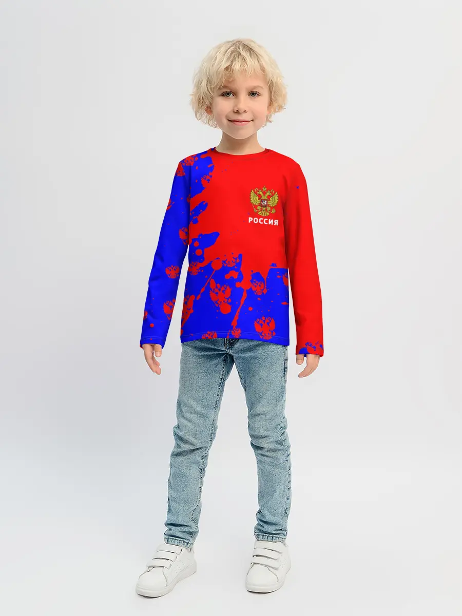 Детский лонгслив / РОССИЯ / RUSSIA