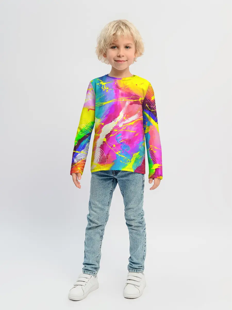 Детский лонгслив / ТИ-ДАЙ