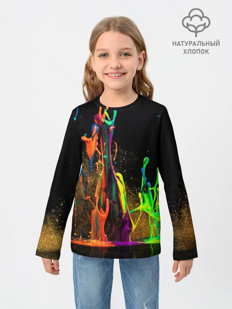 Детский лонгслив / КРАСКИ