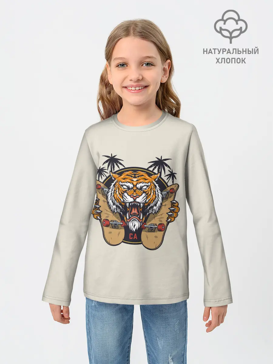 Детский лонгслив / Скейтер