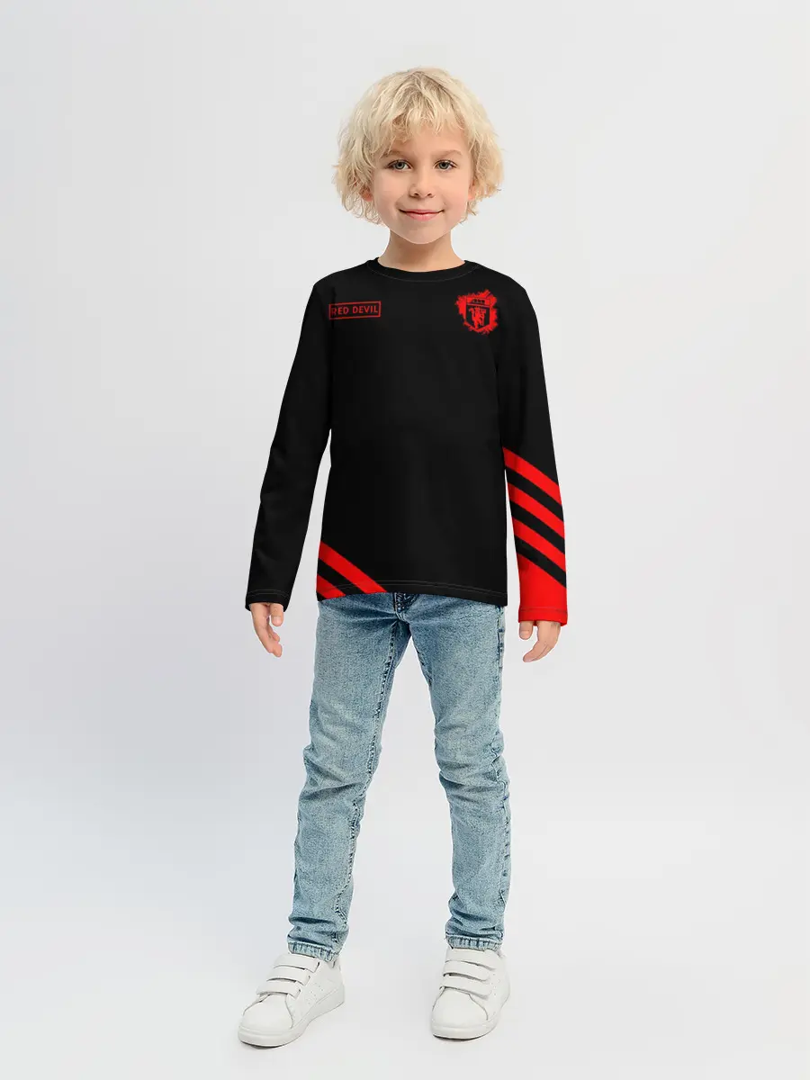 Детский лонгслив / Манчестер Юнайтед Red Devil