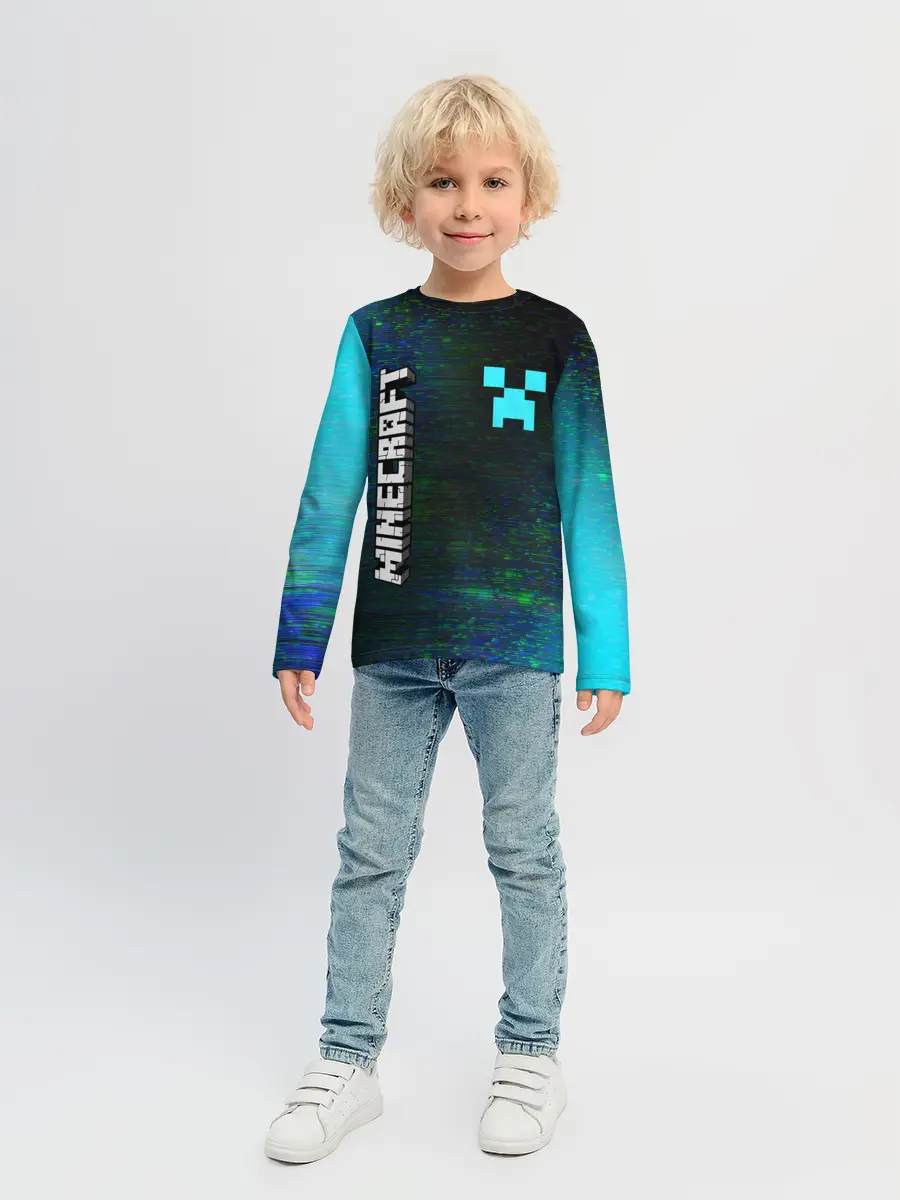 Детский лонгслив / MINECRAFT / МАЙНКРАФТ