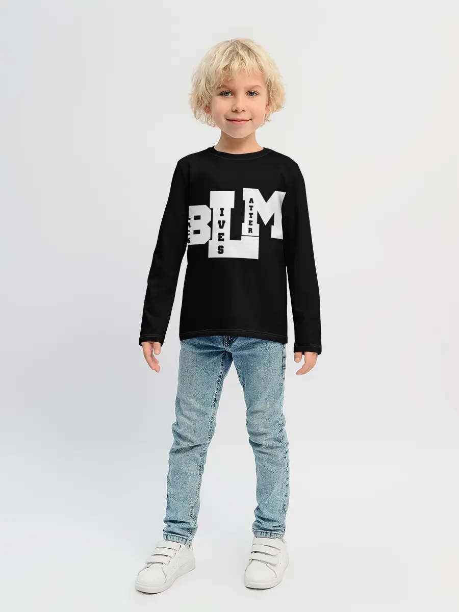 Детский лонгслив / Black Lives Matter
