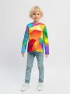 Детский лонгслив / Яркая мозаика