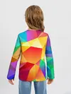 Детский лонгслив / Яркая мозаика