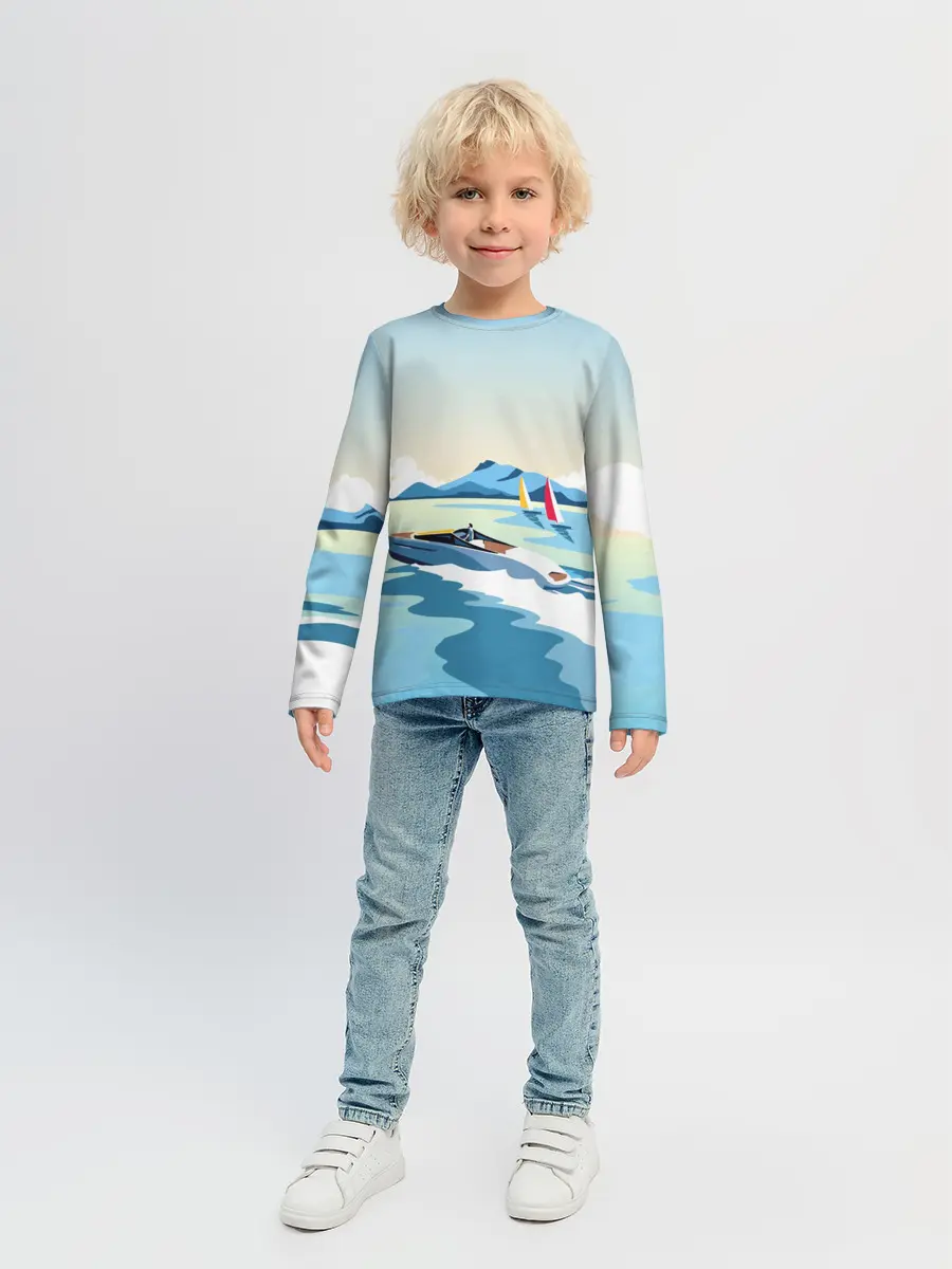 Детский лонгслив / Лето