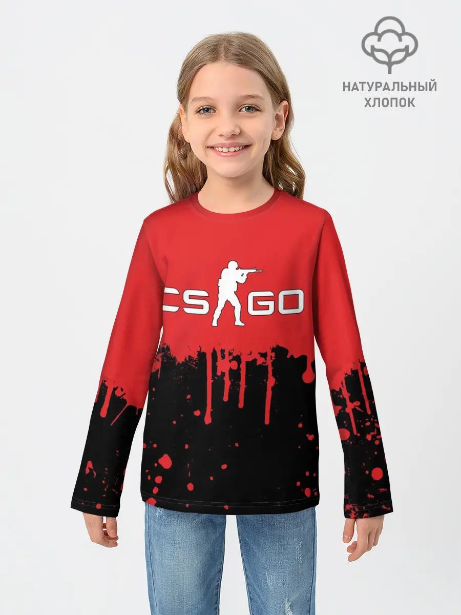 Детский лонгслив / COUNTER STRIKE