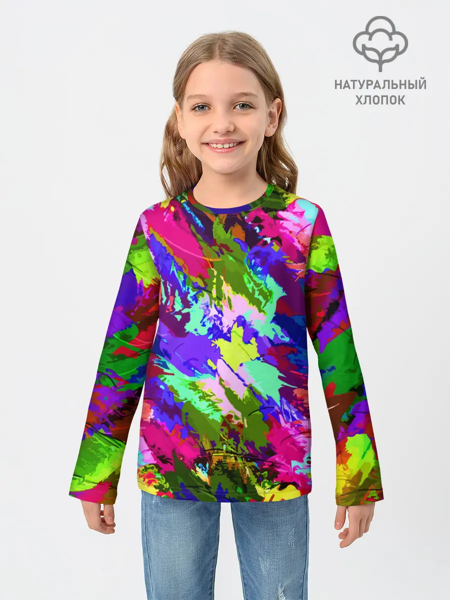 Детский лонгслив / Краска
