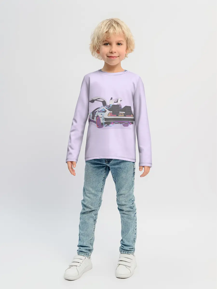 Детский лонгслив / Назад в будущее