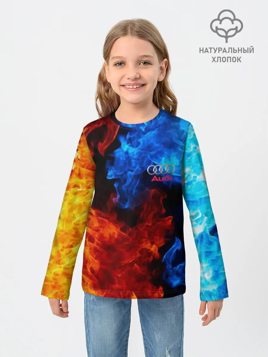 Детский лонгслив / AUDI