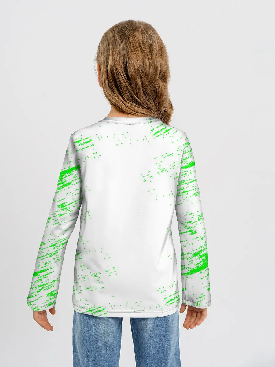 Детский лонгслив / MINECRAFT CREEPER