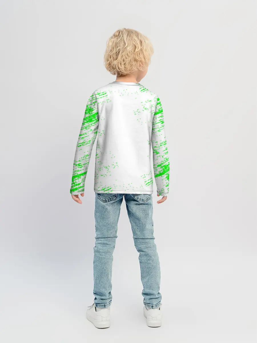 Детский лонгслив / MINECRAFT CREEPER