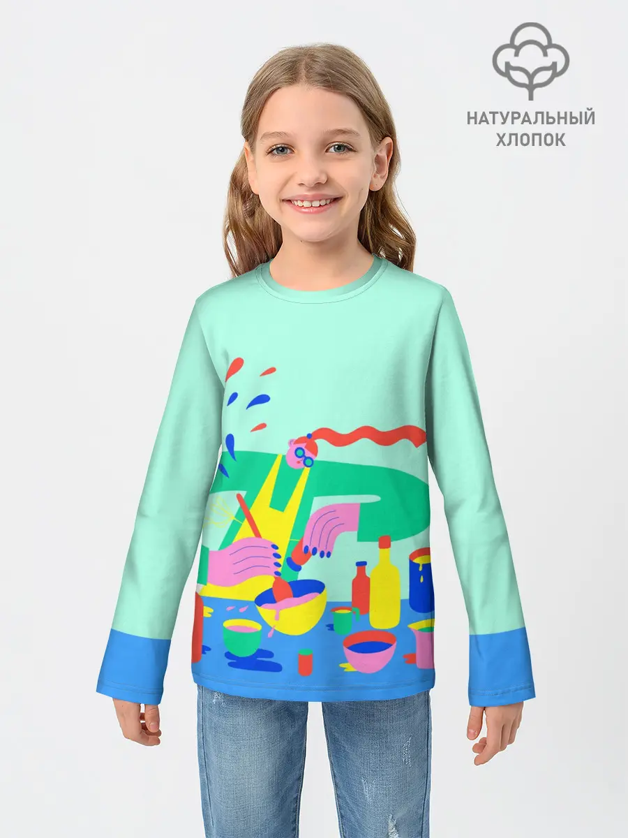 Детский лонгслив / готовка