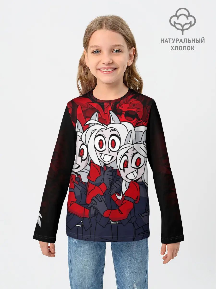 Детский лонгслив / HELLTAKER CERBERUS