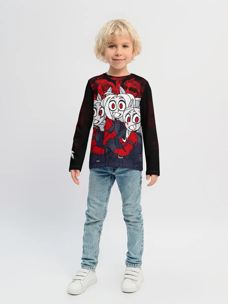 Детский лонгслив / HELLTAKER CERBERUS