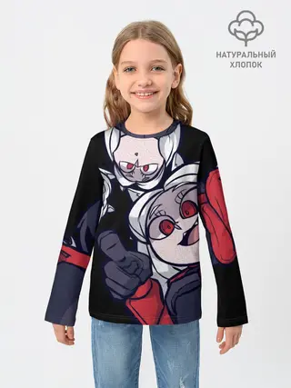 Детский лонгслив / Мультяшные герои Helltaker