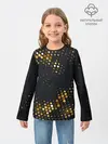 Детский лонгслив / black gold