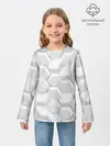 Детский лонгслив / 3D WHITE