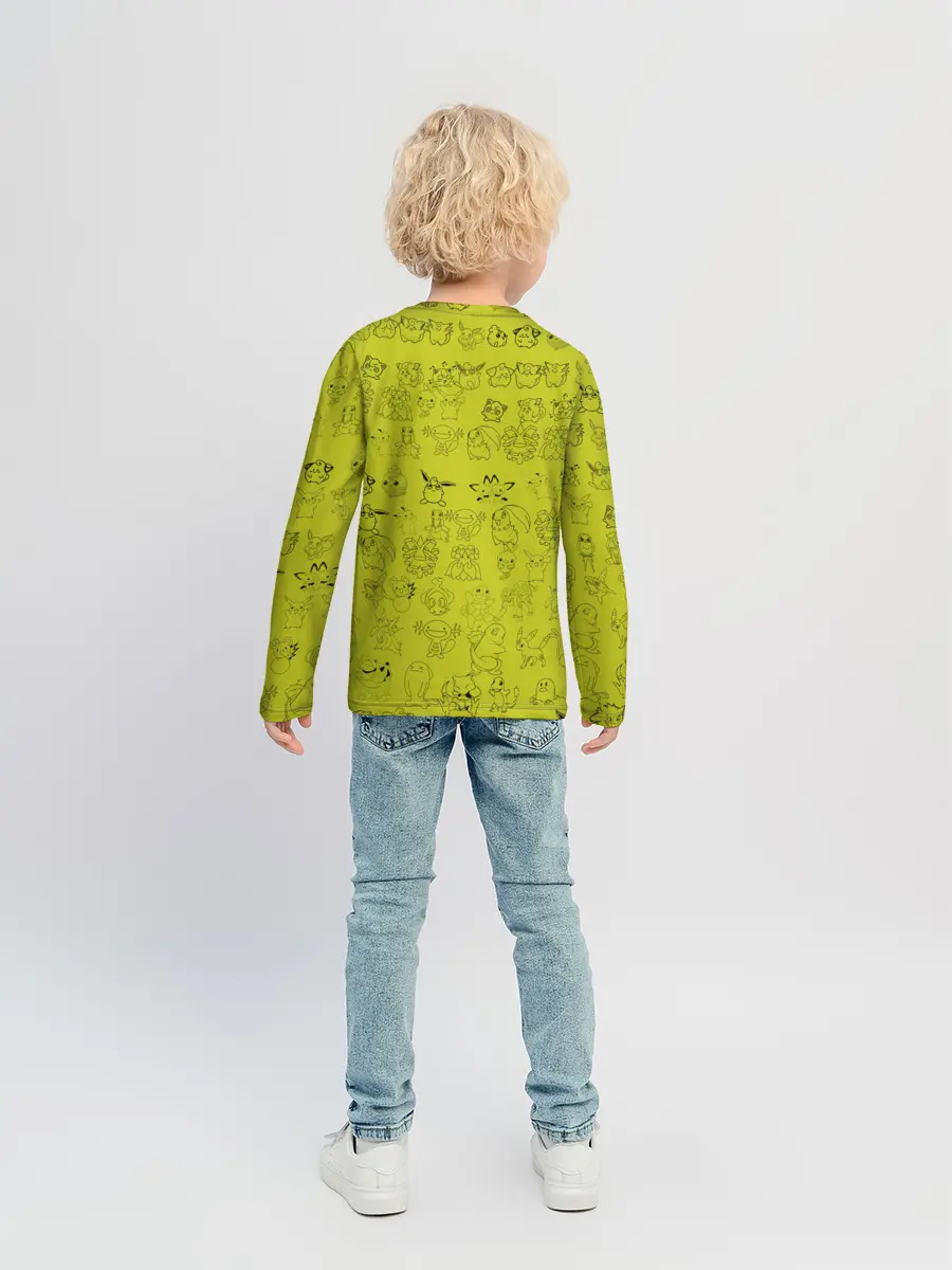 Детский лонгслив / покемоны