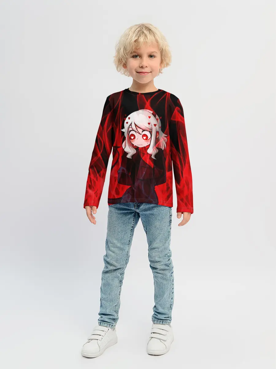 Детский лонгслив / Главный герой Helltaker