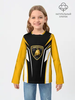 Детский лонгслив / Ламборгини Форма