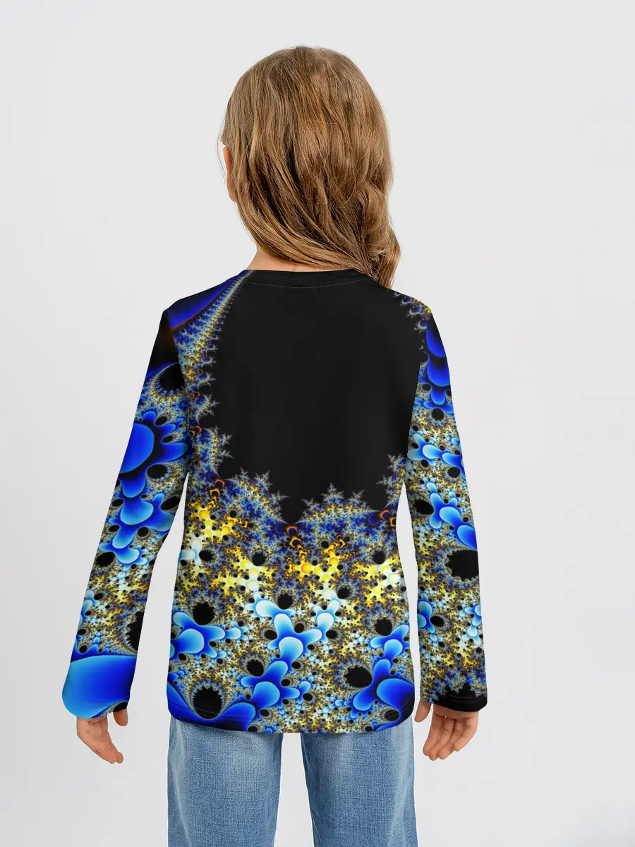 Детский лонгслив / Фрактальная материя l Fractal