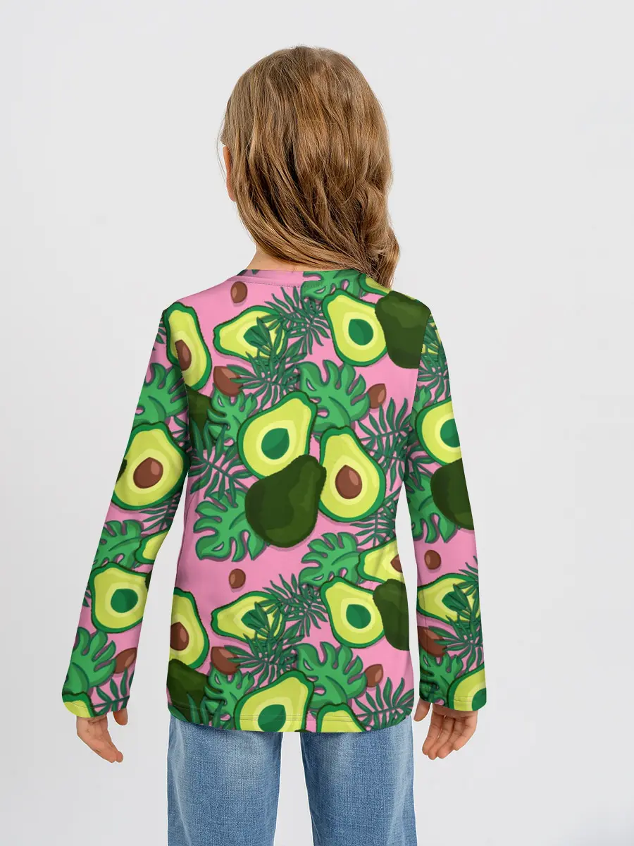 Детский лонгслив / avocado