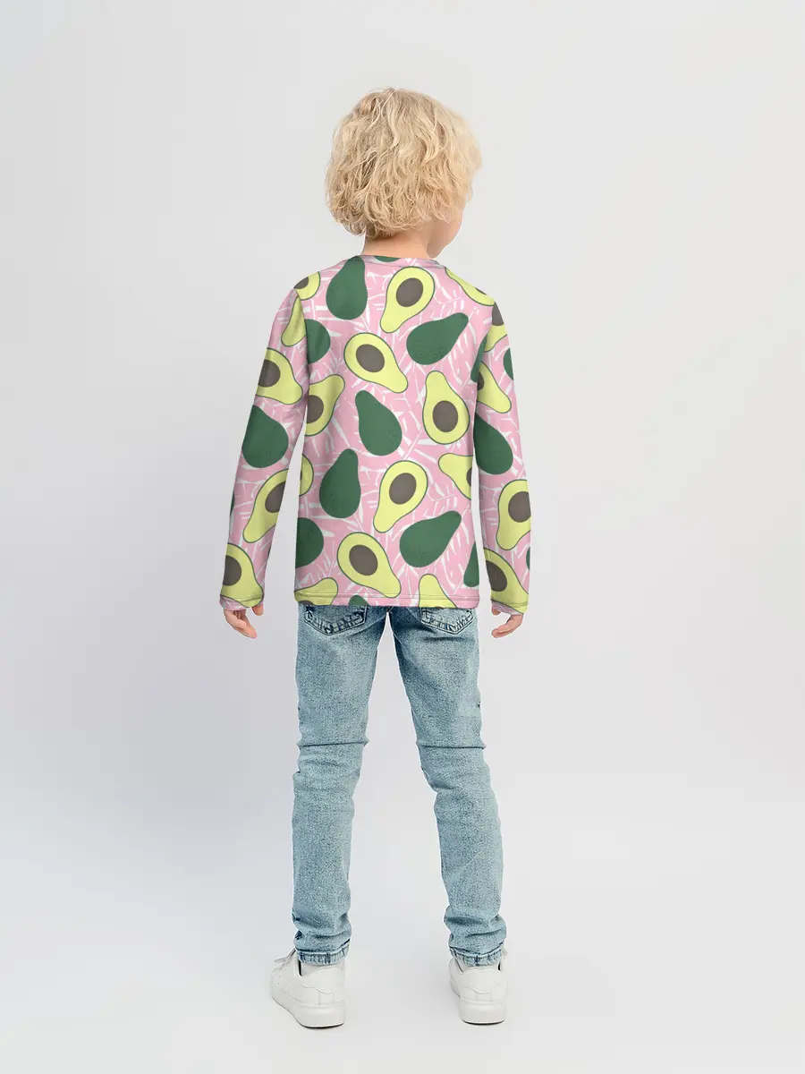 Детский лонгслив / avocado