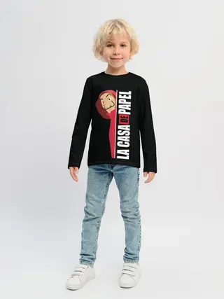 Детский лонгслив / Бумажный дом