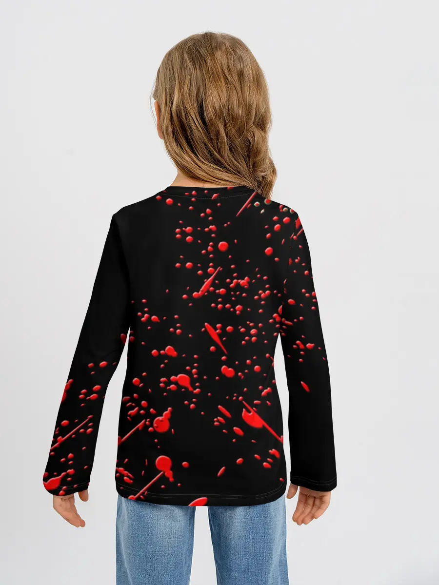 Детский лонгслив / Панда Мафиози