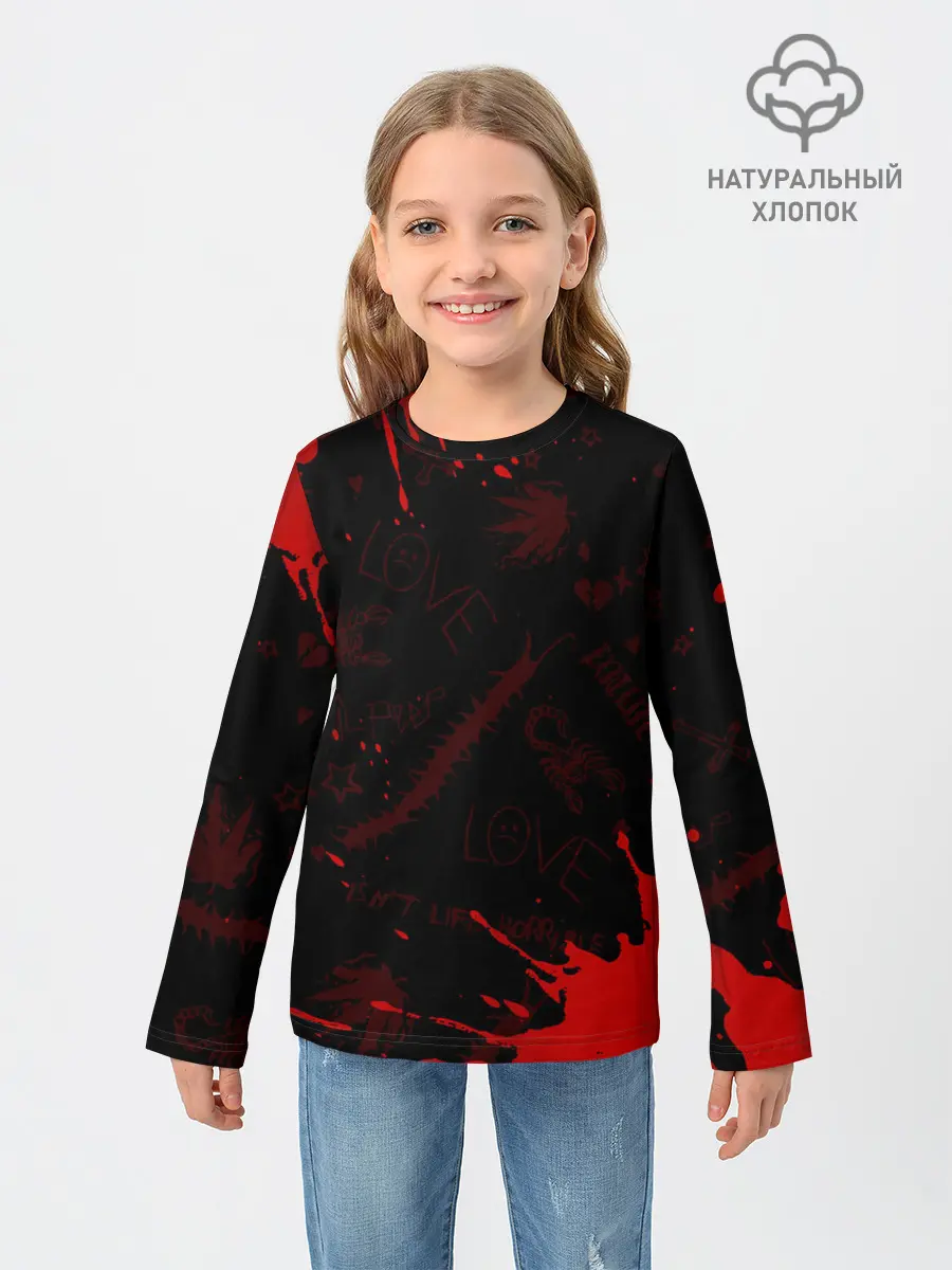 Детский лонгслив / LIL PEEP / ЛИЛ ПИП