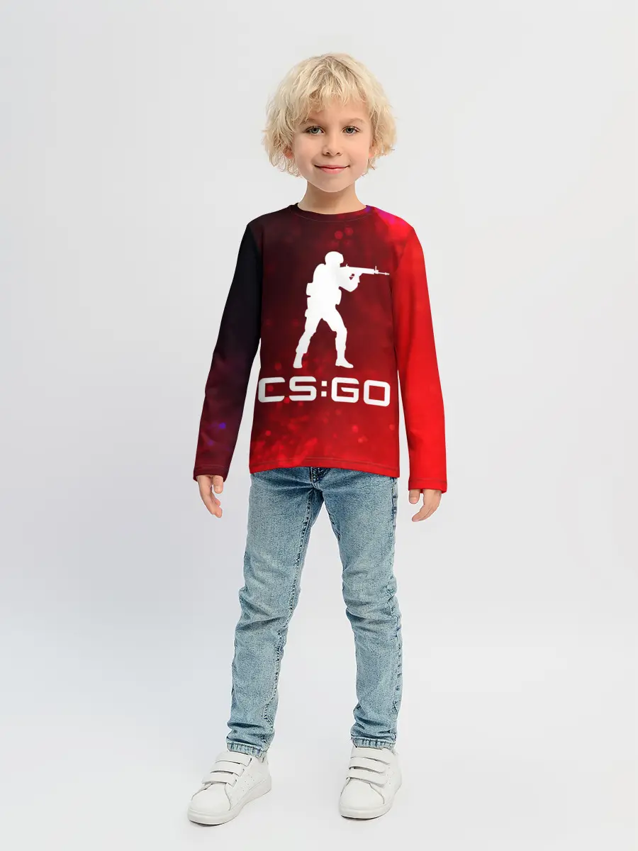Детский лонгслив / CS GO | КС ГО