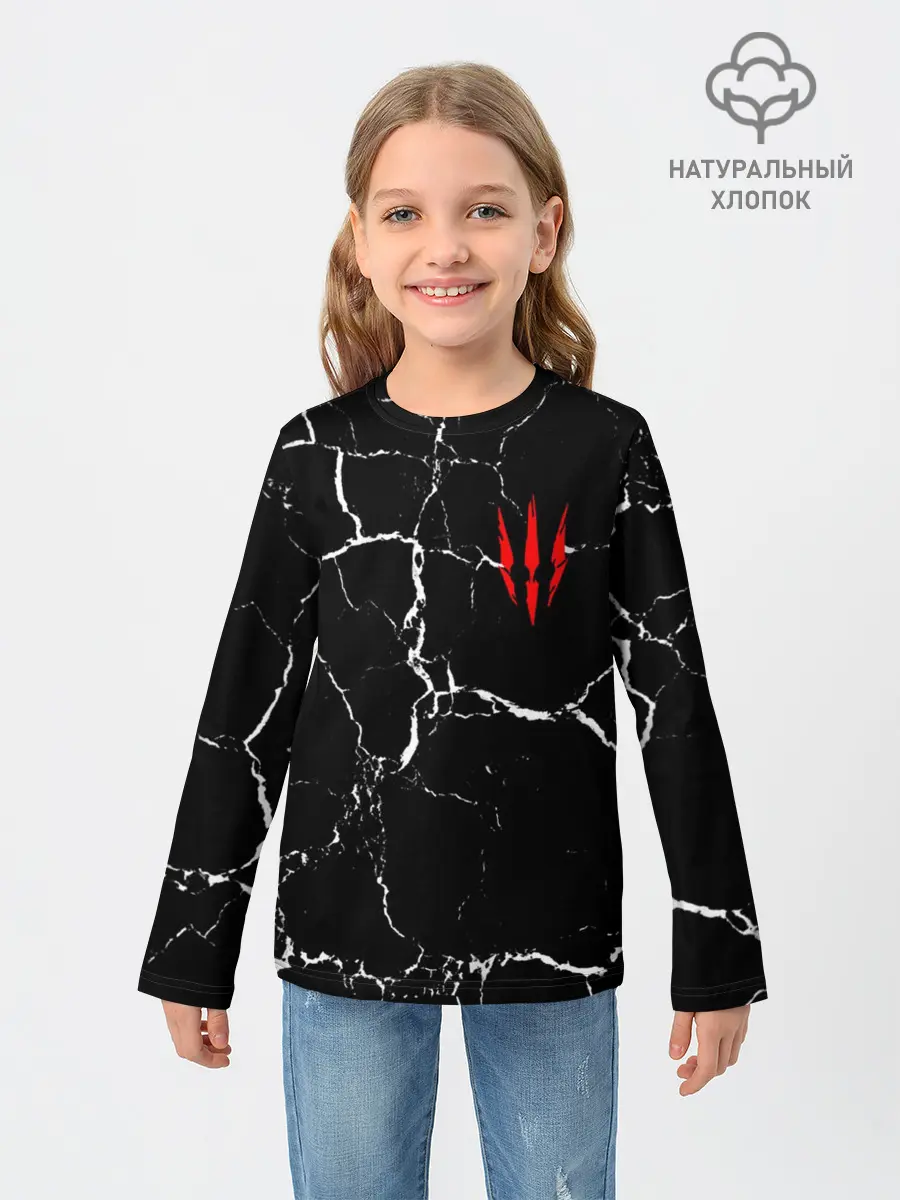 Детский лонгслив / The Witcher | Wild Hunt