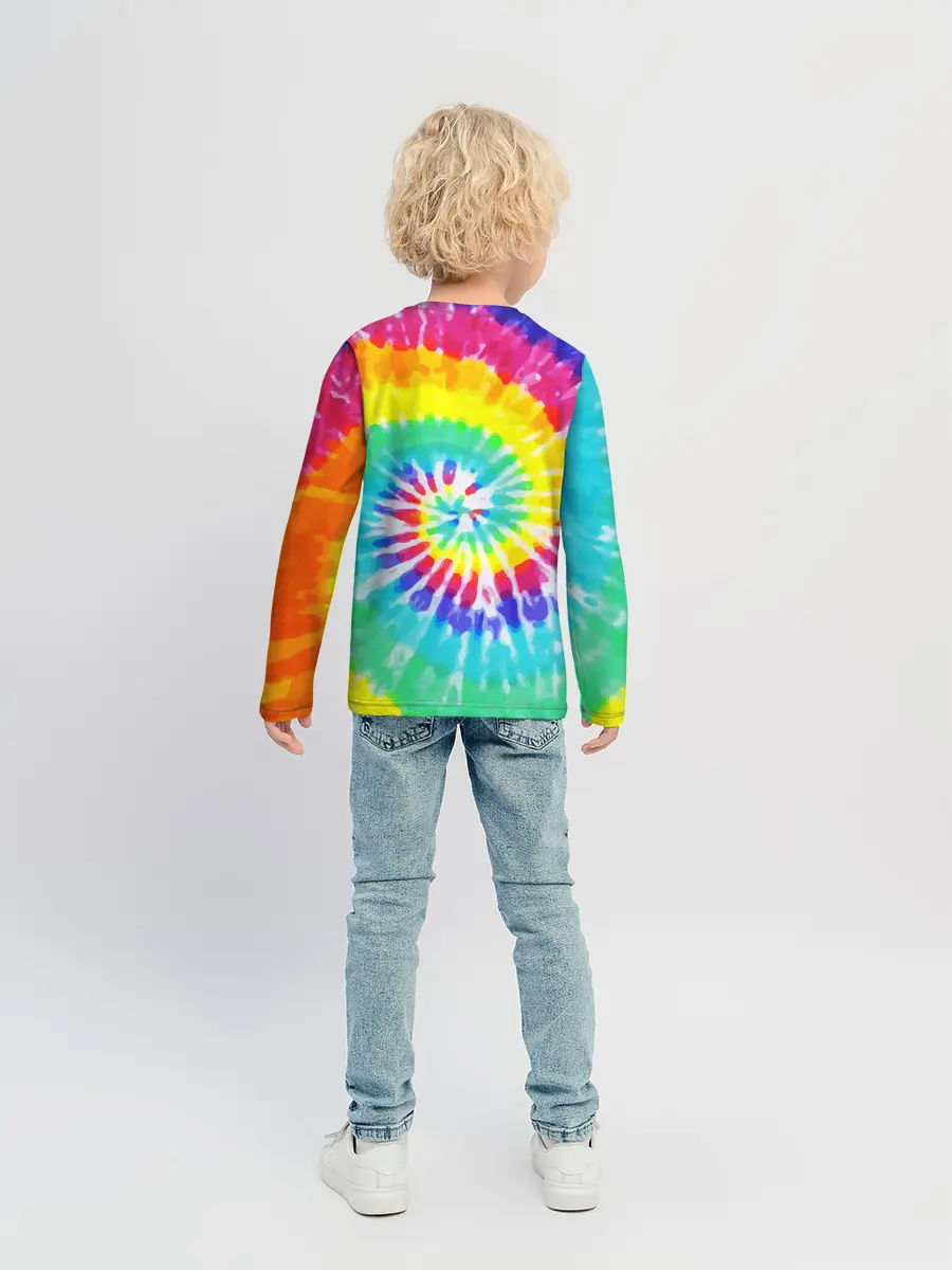 Детский лонгслив / TIE-DYE СТЕНА