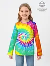 Детский лонгслив / TIE-DYE СТЕНА
