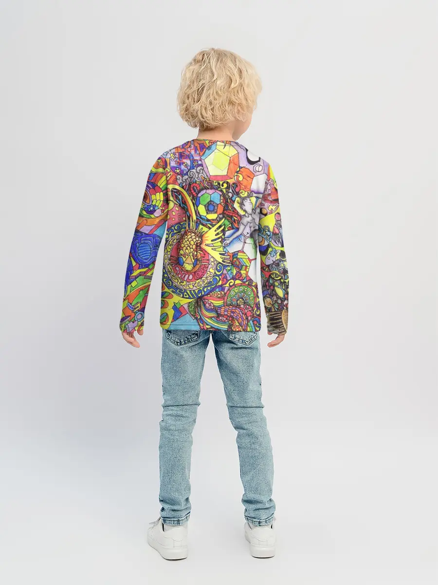 Детский лонгслив / ПСИХОДЕЛИКА / PSYHODELICA