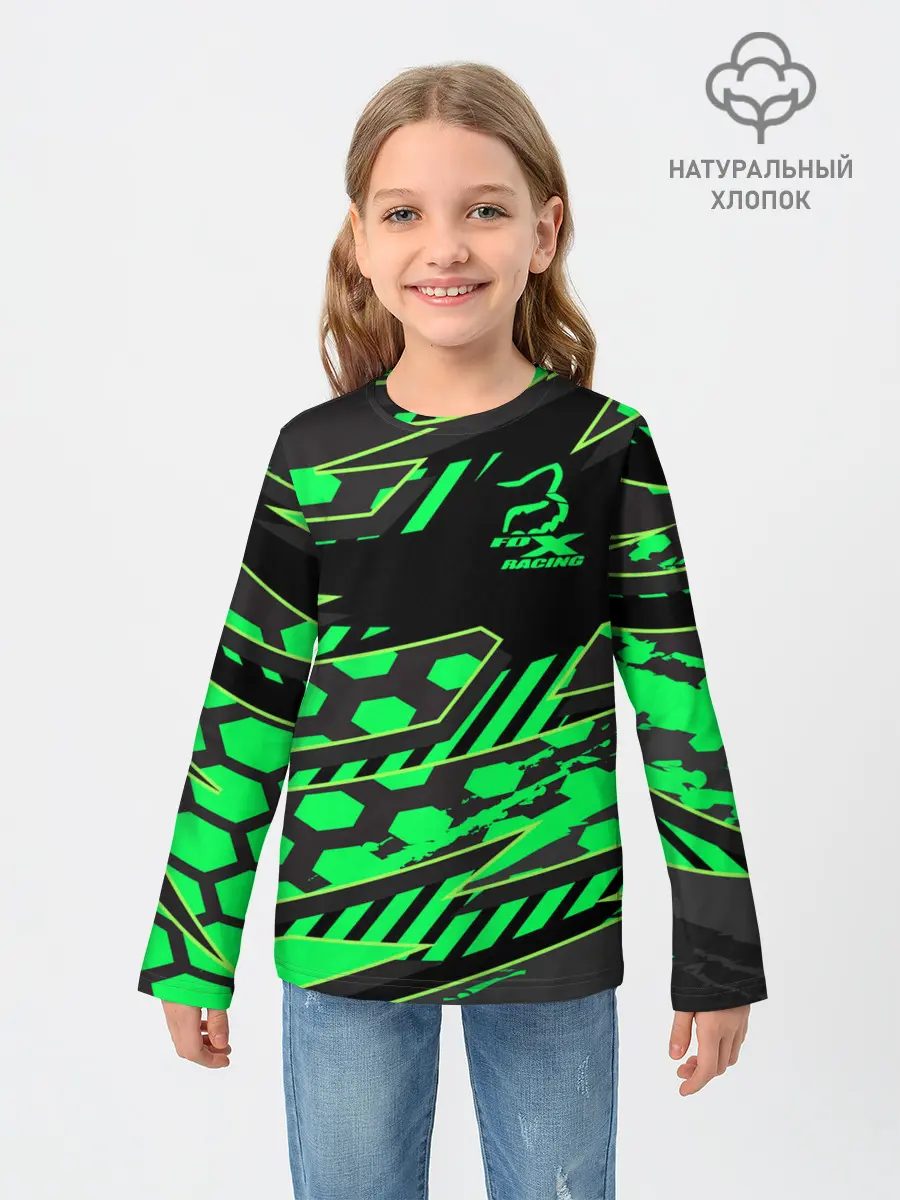 Детский лонгслив / Форма для мотокросса FOX