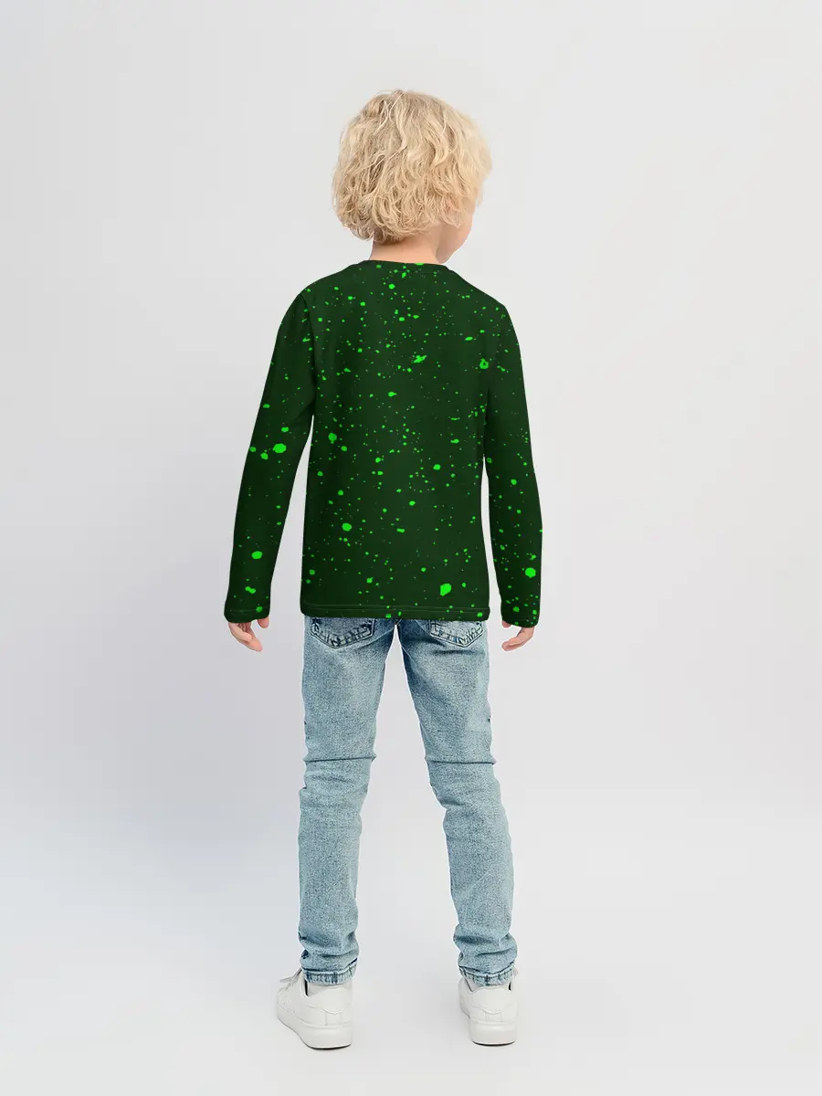 Детский лонгслив / MINECRAFT / МАЙНКРАФТ