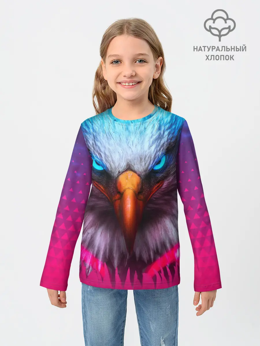 Детский лонгслив / Взгляд орла