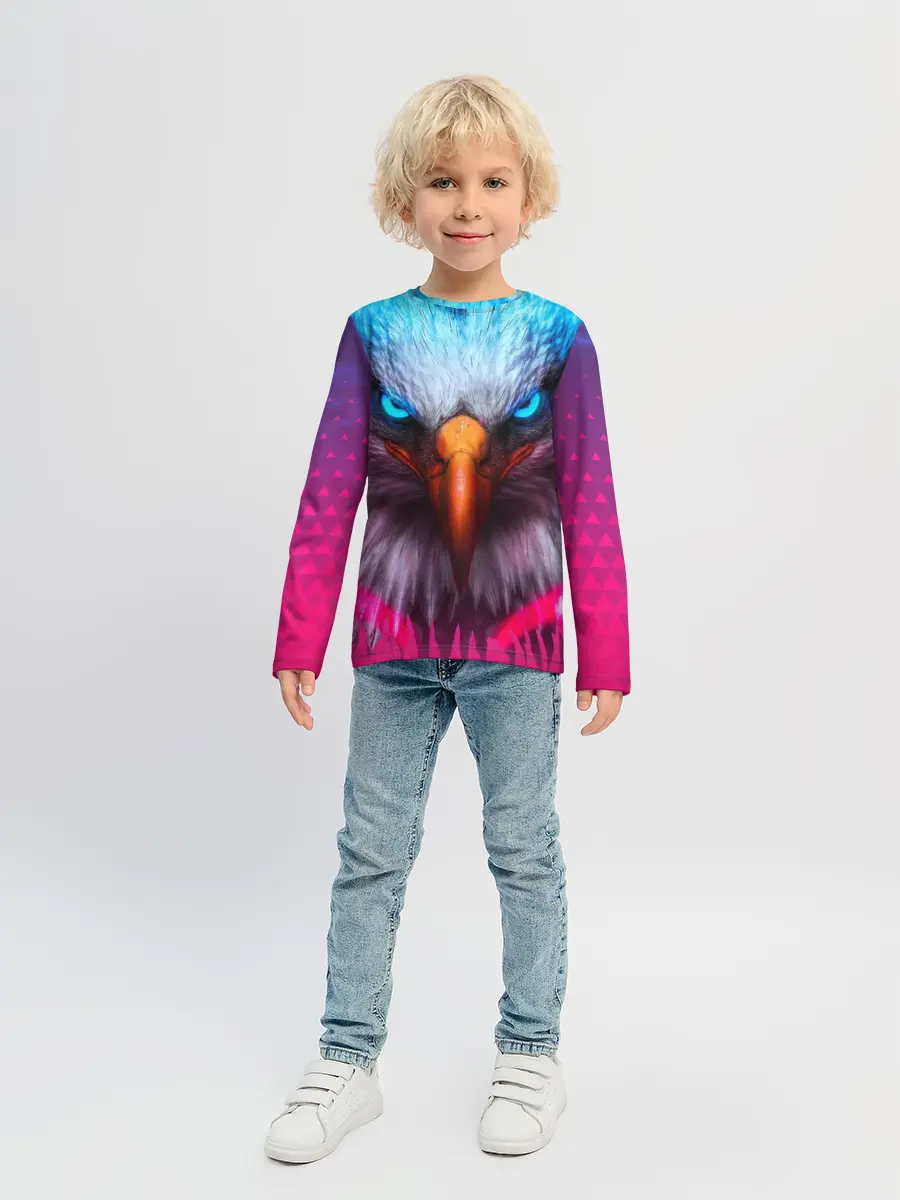 Детский лонгслив / Взгляд орла