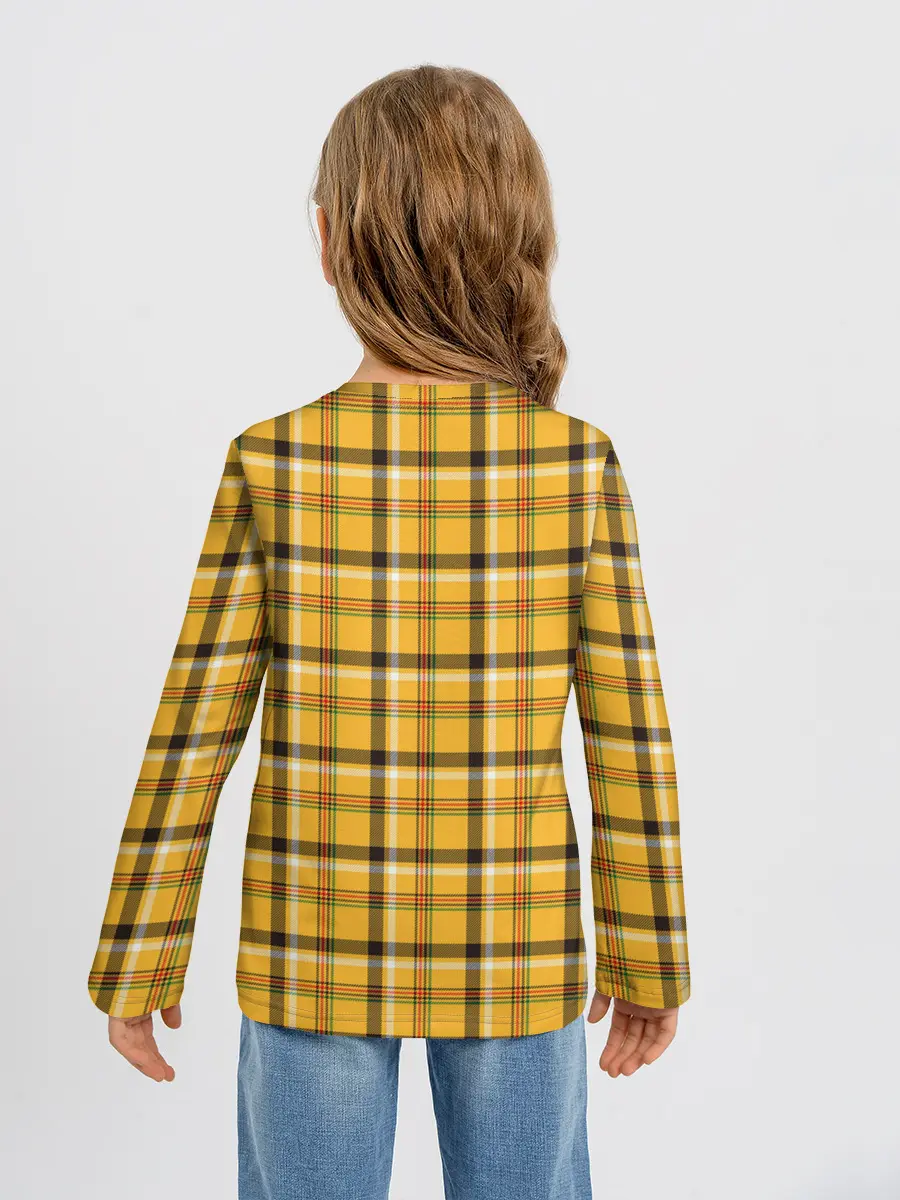 Детский лонгслив / Клеточка