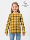 Детский лонгслив / Клеточка