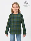 Детский лонгслив / Шотландка