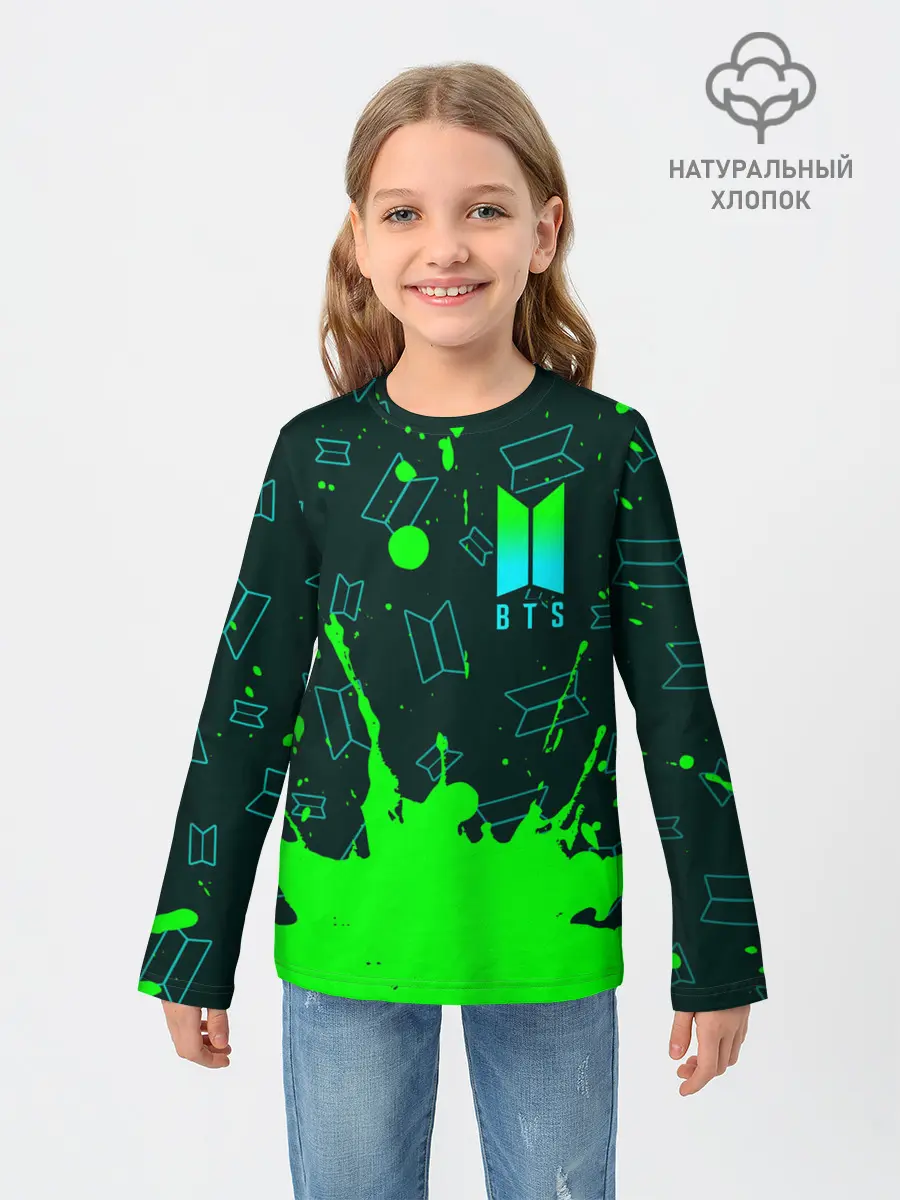 Детский лонгслив / BTS / БТС