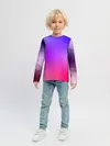 Детский лонгслив / фиолетовый кристалл