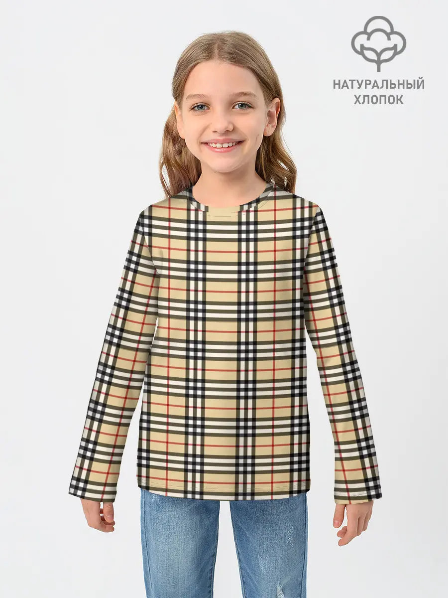 Детский лонгслив / The Gentlemen Beige