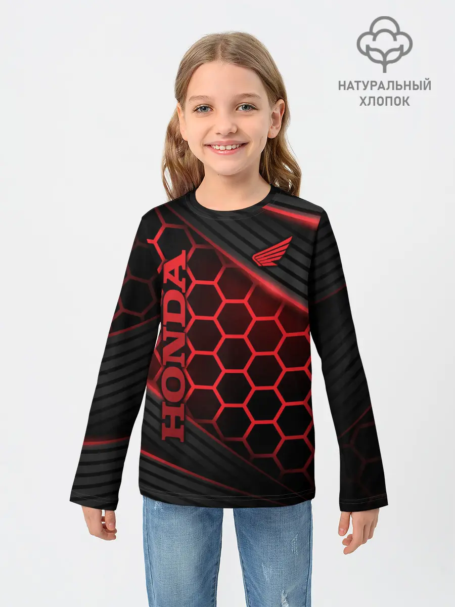 Детский лонгслив / HONDA