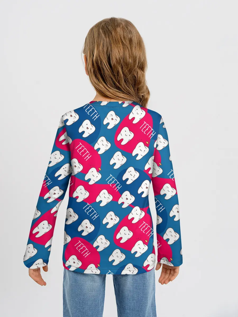 Детский лонгслив / зубы