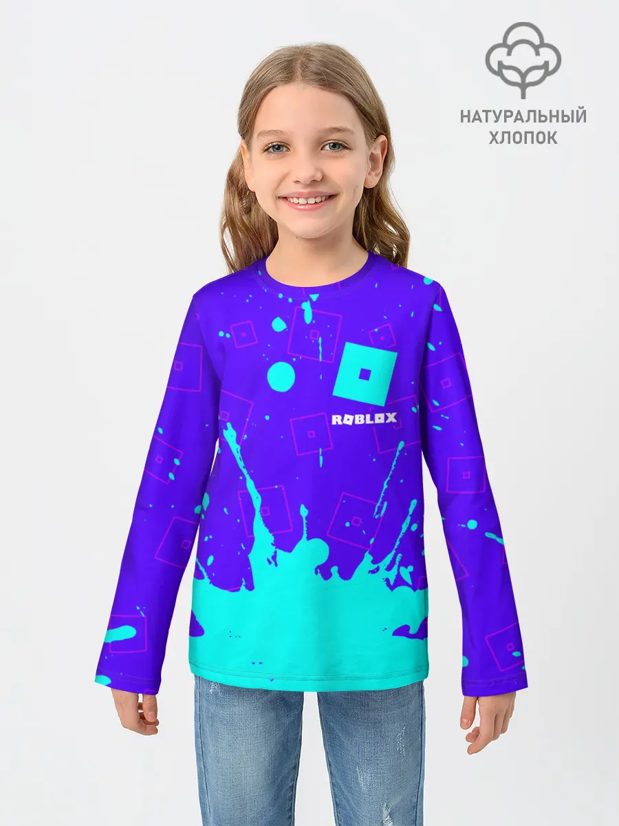 Детский лонгслив / ROBLOX / РОБЛОКС