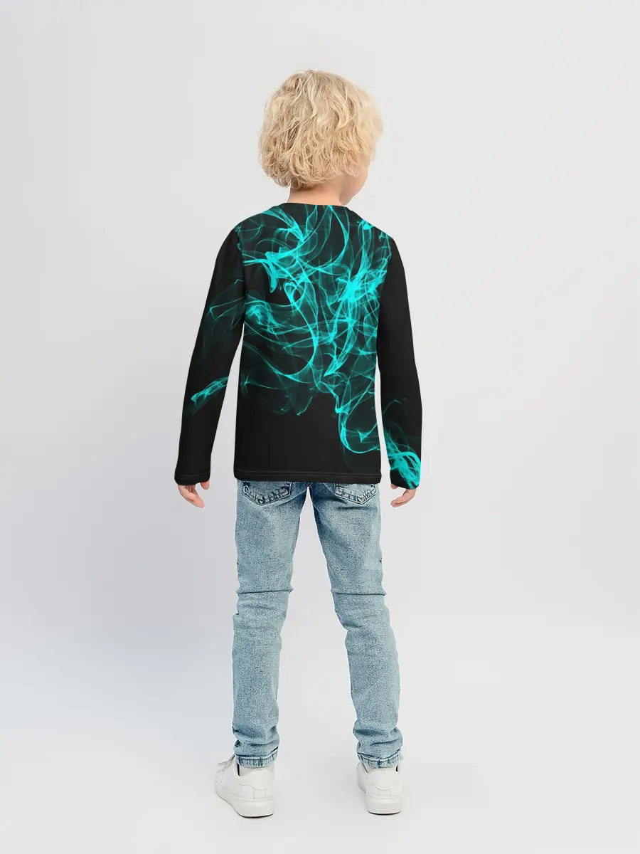 Детский лонгслив / НЕОНОВЫЙ ДЫМ